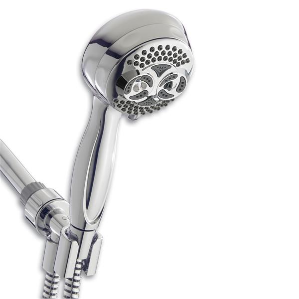 Chrome Powerspray Twin Turbo Shower Head Dsl 653