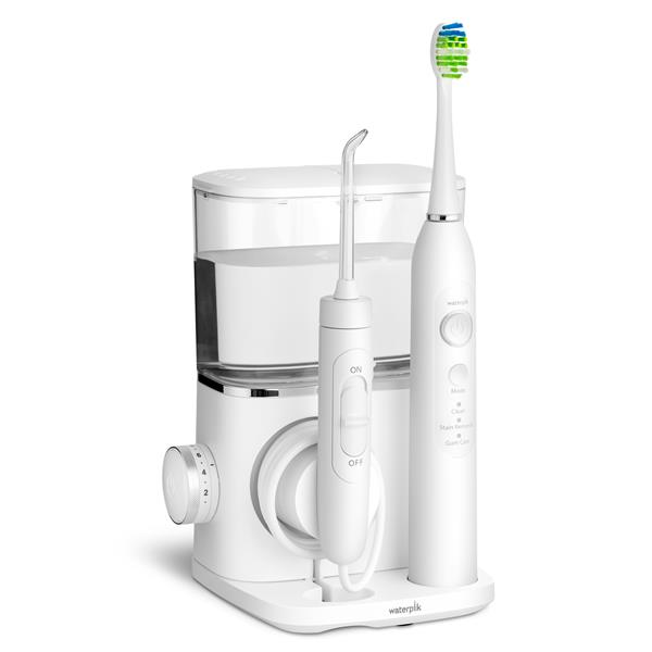 Waterpik Sensonic Complete Care CC-04 - White & Chrome Water Flosser Toothbrush